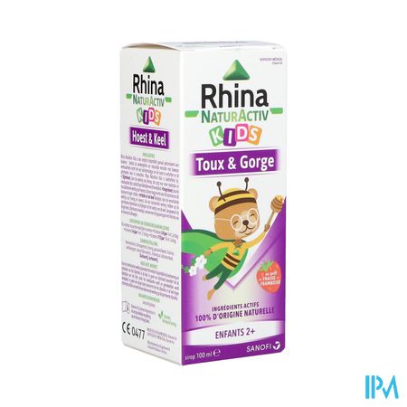 Rhina Natur Activ Toux Kids Sirop 100ml