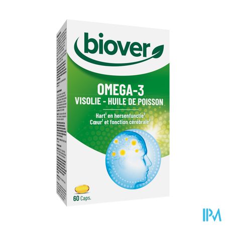 Biover Omega 3 Huile Poisson Caps 60