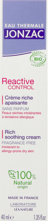 Jonzac Reactive Control Creme Riche 40ml 2