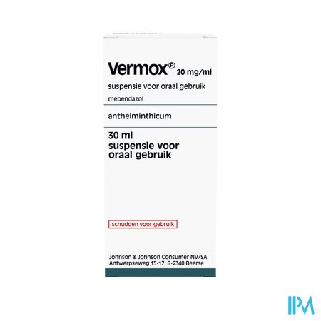 Vermox Susp 30ml 2%