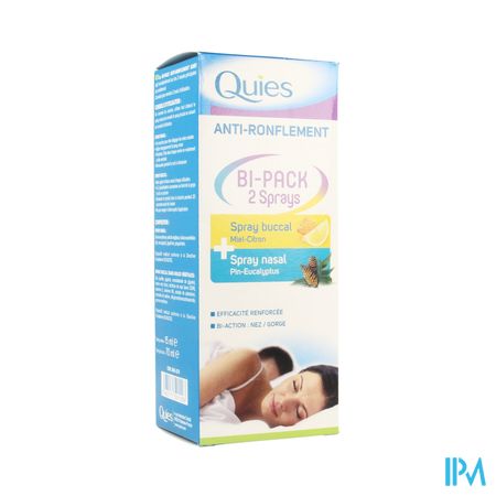 Quies A/ronflem.bipack Spray Nasal 15ml+buccal70ml