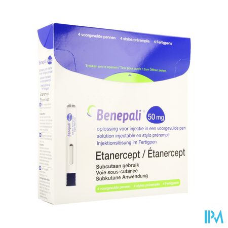 Benepali 50mg Opl Inj Voorgevulde Pen 4