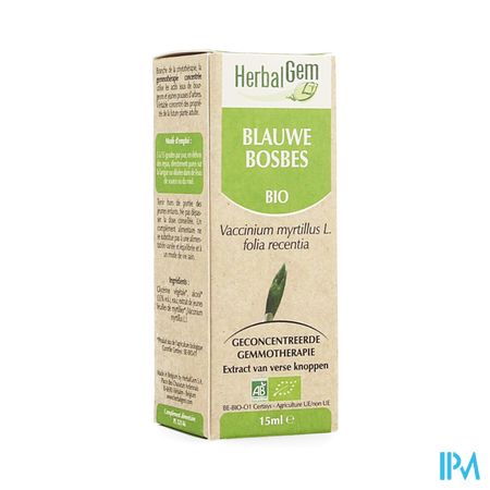 Herbalgem Blauwe Bosbes Maceraat 15ml