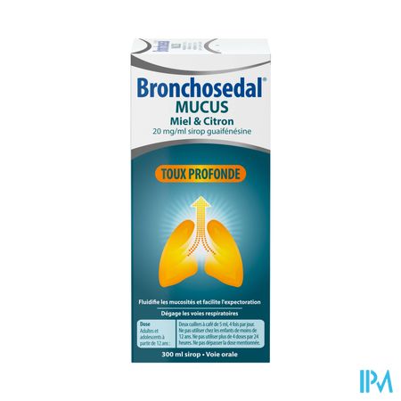 Bronchosedal Mucus Miel Citron 300ml 20mg/ml