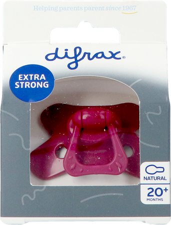 Difrax Fopspeen Natural 20m+ Uni Wildberry 1