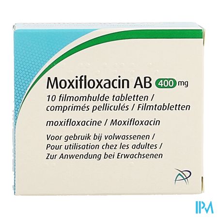 Moxifloxacin Ab 400mg Comp Pell 10 X 400mg 2