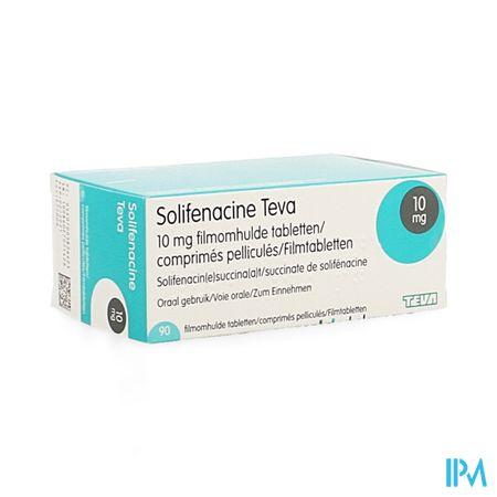 Solifenacine Teva Filmomh Tabl 90 X 10mg