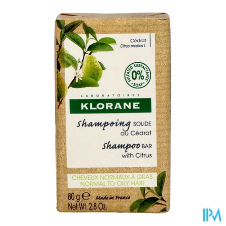 Klorane Capil. Sh Bar Cederappel 80g 5