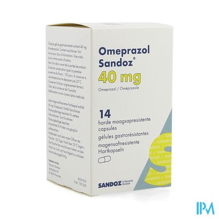 Omeprazol Sandoz Caps Enter 14 X 40mg