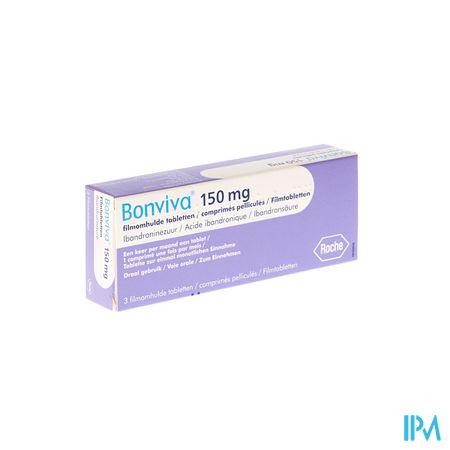 Bonviva 150mg Comp Pel 3 X 150mg