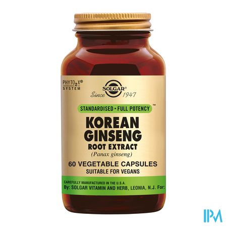 Solgar Ginseng Korean Root Extract V-caps 60 2