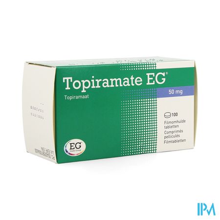 Topiramate EG 50Mg Filmomh Tabl 100X50Mg