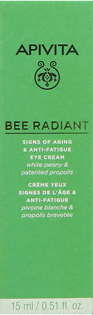Apivita Bee Radiant Sign Ag.&a/fatigue Eye Cr 15ml 1