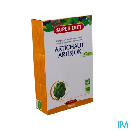 Superdiet Artisjok Bio Vertering Amp 20x15ml