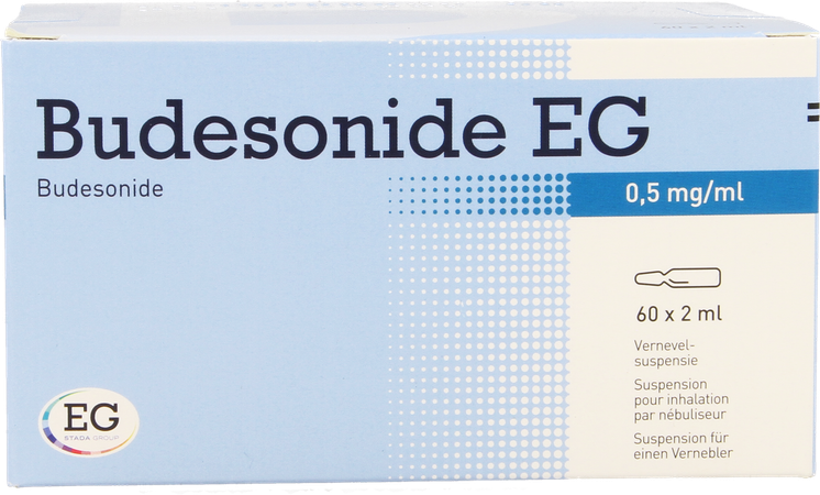 Budesonide EG 0,50Mg/Ml Vernevelsusp Amp 60X2Ml 3