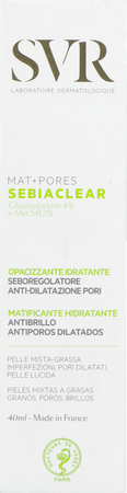 Svr Sebiaclear Creme Mat + Pores Tube 40ml 2