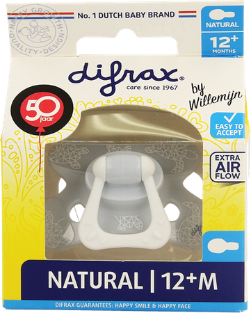 Difrax Fopspeen Natural12m+ Boy 15