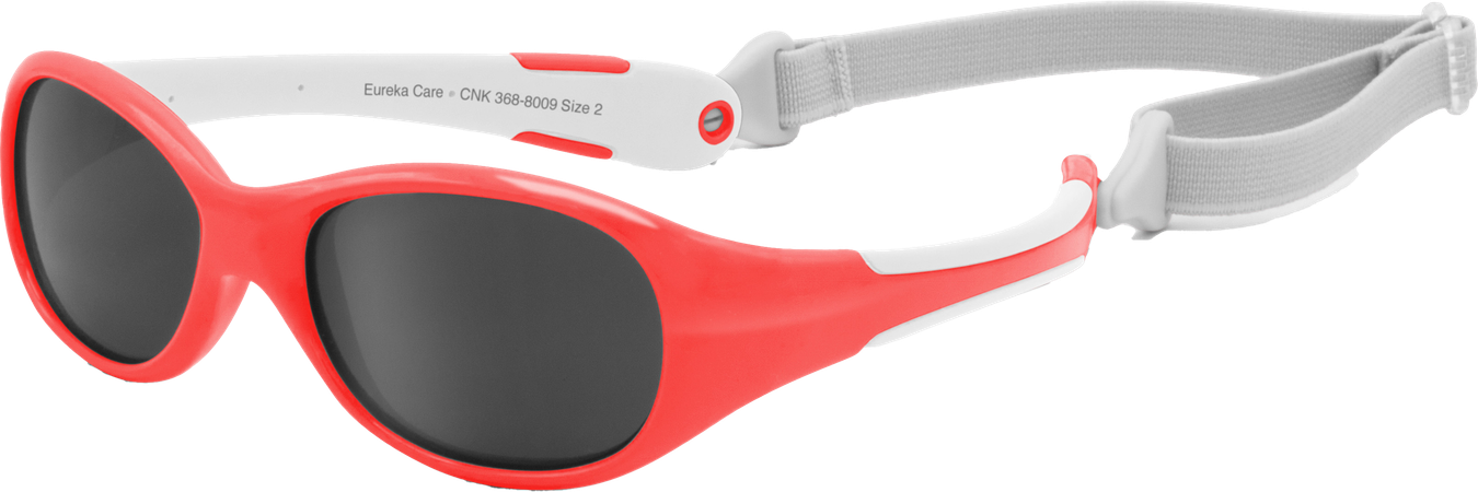 Eureka Care Lunette Soleil Enf. Rouge-blanc 12-24m
