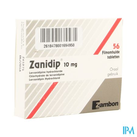 Zanidip 10mg Tabl 56x10mg Pip