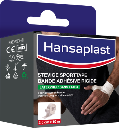 Hansaplast Bande Adhesive Rigide 25mmx10m 2