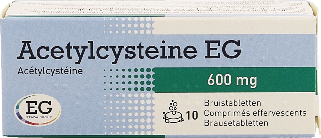 Acetylcysteine EG 600Mg Bruistabl 10X600Mg 1