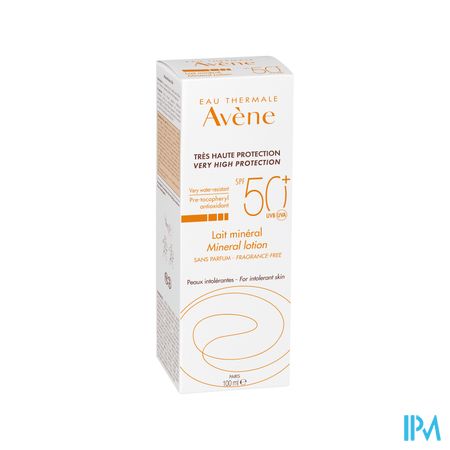 Avene Sol Spf50+ Lait Minerale T.haute Prot. 100ml