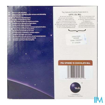 Pku Sphere 15 Chocolat Pdr Sach 30x27g 5