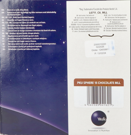 Pku Sphere 15 Chocolat Pdr Sach 30x27g 5