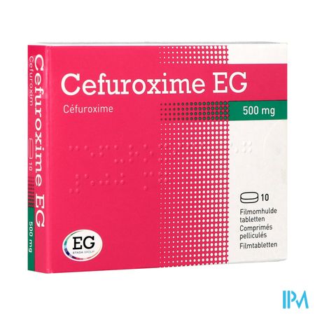 Cefuroxime EG 500Mg Filmomh Tabl 10 X 500Mg