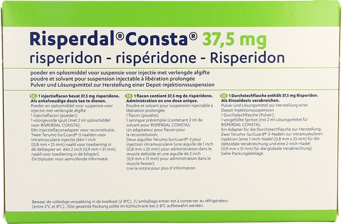 Risperdal Consta 37,5mg Fl Im 1x37,5mg/2ml+solv 3