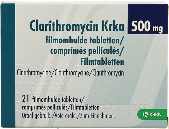 Clarithromycin Krka 500mg Filmomh Tabl 21 X 500mg 1