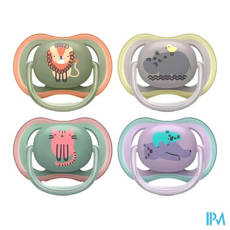 Philips Avent Fopspeen +6m Air Mix Dieren 2