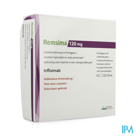 Remsima 120mg Opl Inj Voorgev.pen 6 + 6 Alc Pad