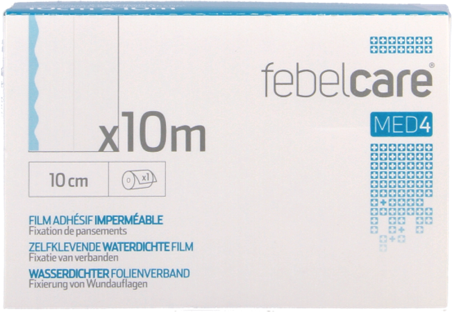 Febelcare Med4 Film Zelfklevend Wtp 10cm 10m 1 1