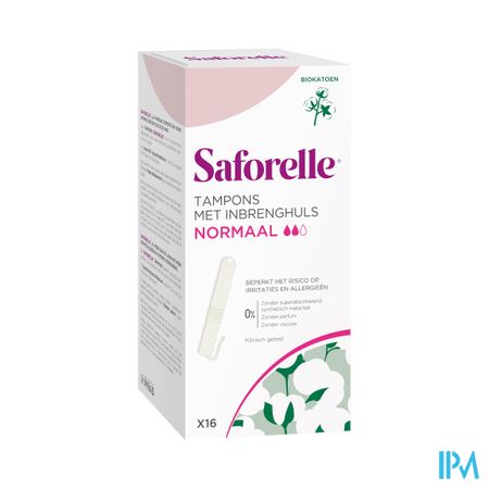 Saforelle Tampons Inbrenghuls Normaal 16