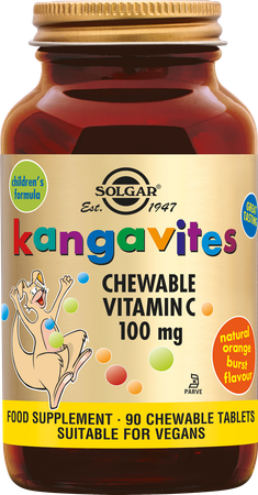 Solgar Kangavites Chew. Vit.c Kauwtablet 90x100mg 1