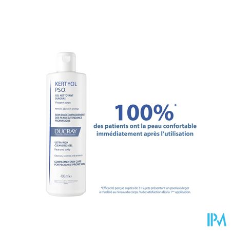 Ducray Kertyol Pso Gel Nettoyant 400ml 7