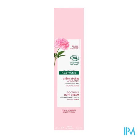 Klorane Gezicht Pioenroos Bio Lichte Cr 40ml 2