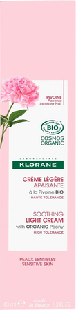 Klorane Gezicht Pioenroos Bio Lichte Cr 40ml 2