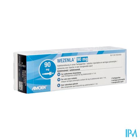 Wezenla 90mg Opl Inj Voorgevulde Spuit 1ml