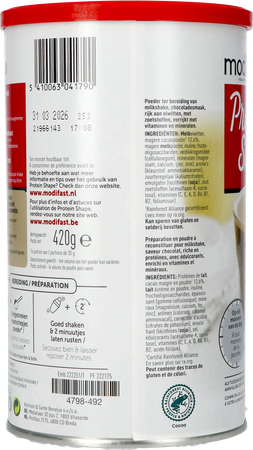 Modifast Protein Shape Chocolate Milkshake 420g 5