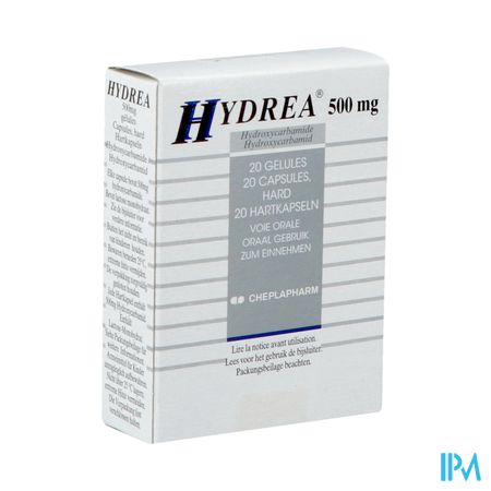 Hydrea Caps 20 X 500mg Alu/pvc/pvdc