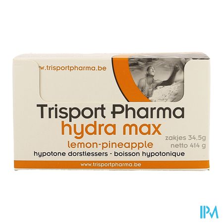 Trisportpharma Hydra Max Lemon-pineap.pdr 12x34,5g 1