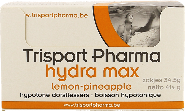 Trisportpharma Hydra Max Lemon-pineap.pdr 12x34,5g 1