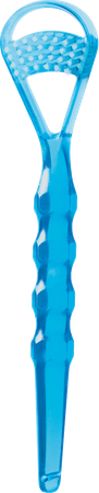 Miradent Tongschraper Deluxe Blauw 3
