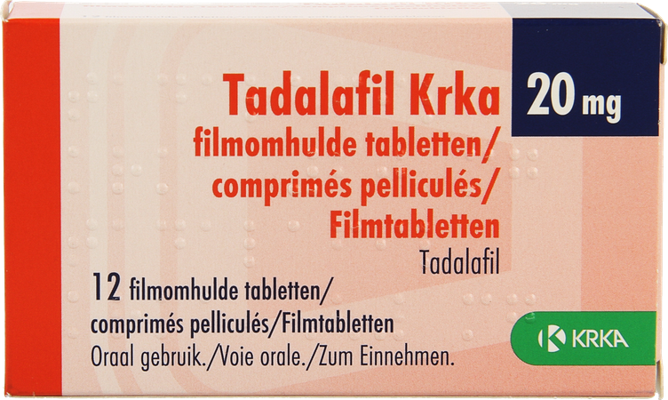 Tadalafil Krka Filmomh Tabl 12 X 20mg 1