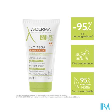 Aderma Exomega Control Creme Emolierend 50ml 17