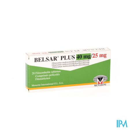 Belsar Plus 40mg/25mg Comp Pell 28