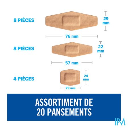 Nexcare 3m Duo Pansement Assortiment 20 20