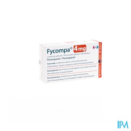 Fycompa 4mg Omhulde Tabl 28 X 4mg